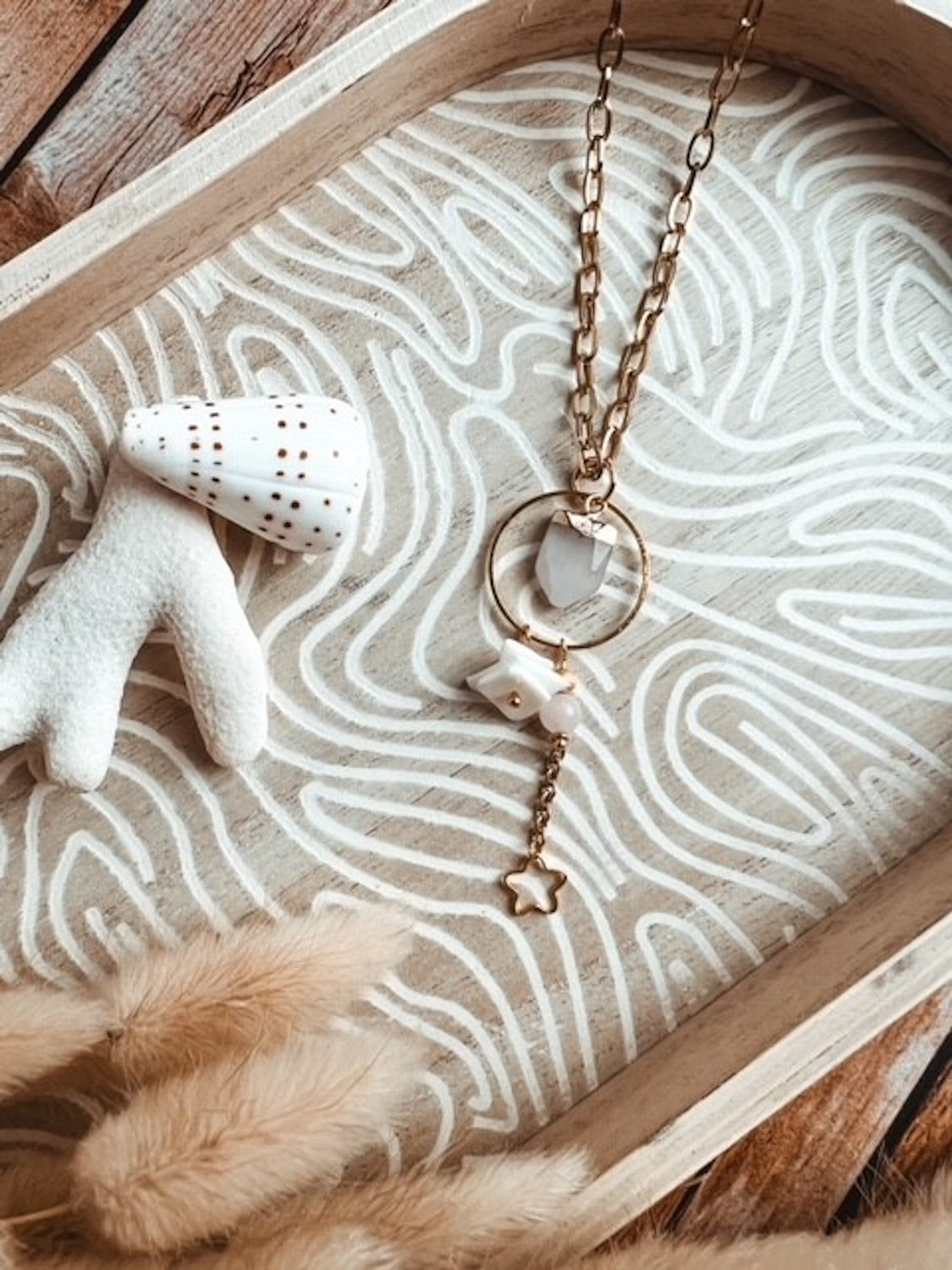 Bijoux pierres naturelles collier MAREVA