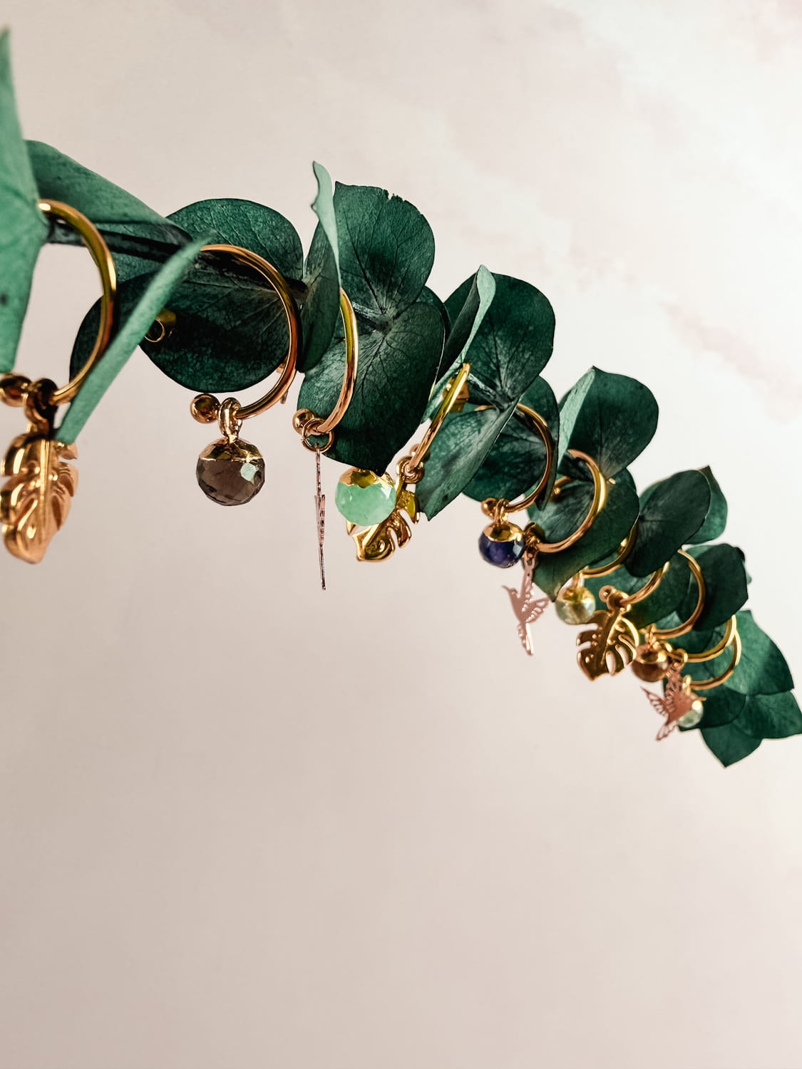 Boucles d'oreilles pierres naturelles bohème Collection MAREVA – bijou fait main France