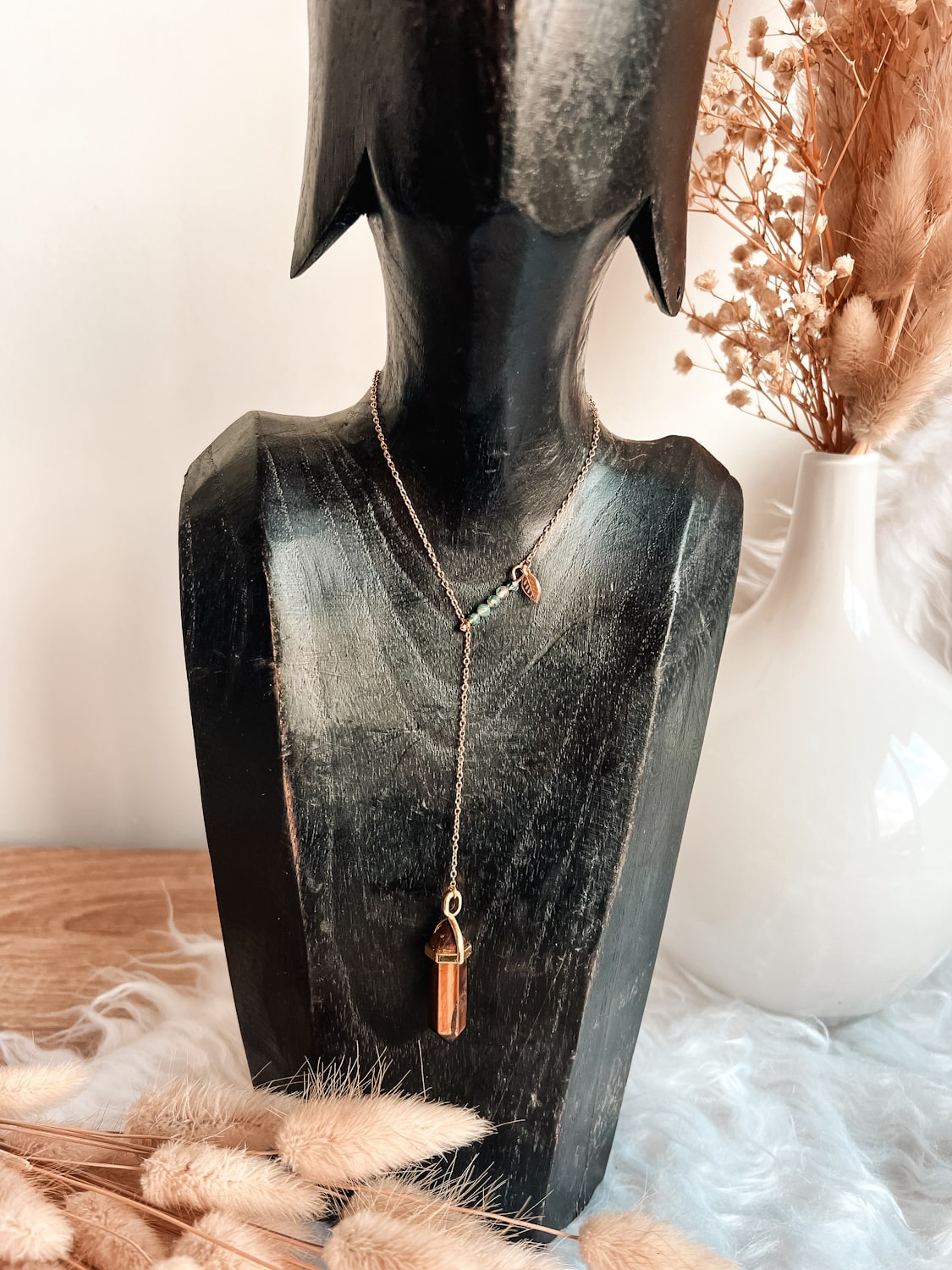 Colliers Pendentif cristal en Pierre Naturelle - Bijoux Énergétiques