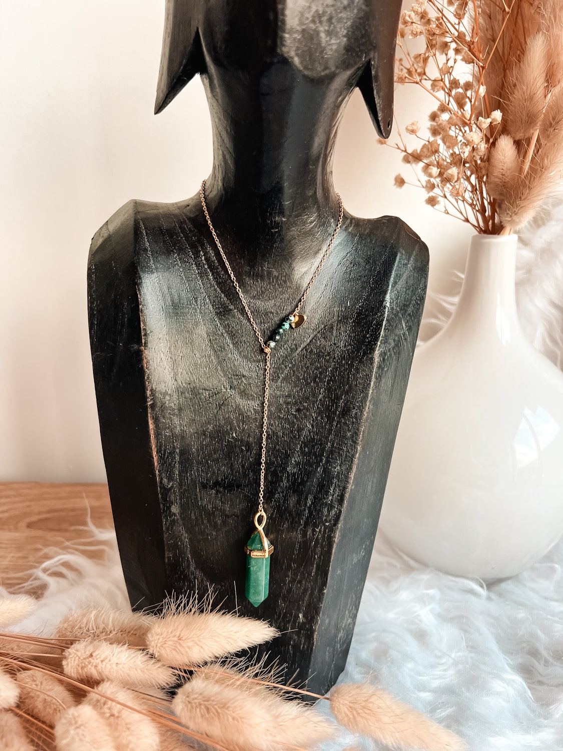 Colliers Pendentif cristal en Pierre Naturelle - Bijoux Énergétiques