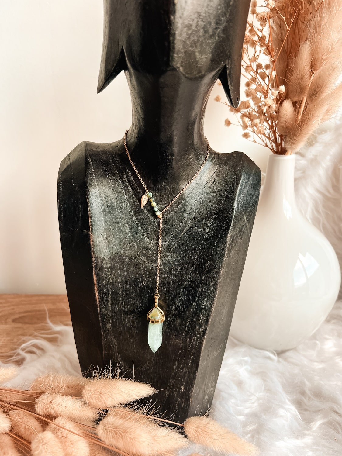 Colliers Pendentif Pierre Naturelle cristal - Bijoux Énergétiques