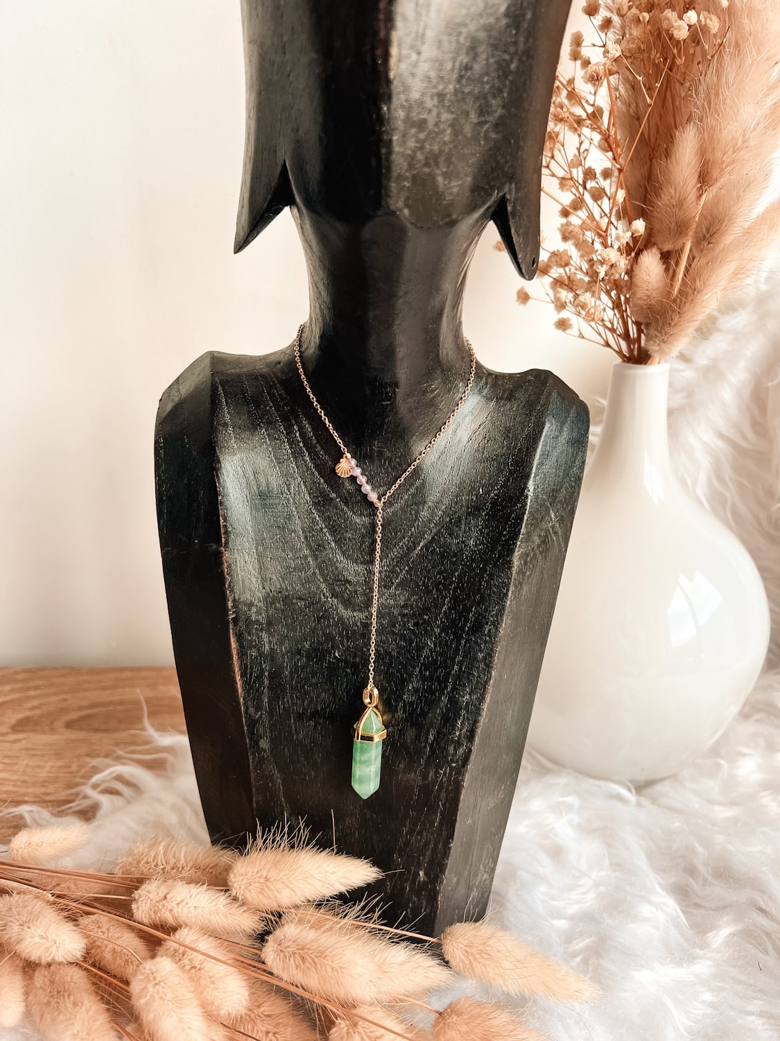 Colliers Pendentif cristal en Pierre Naturelle - Bijoux Énergétiques