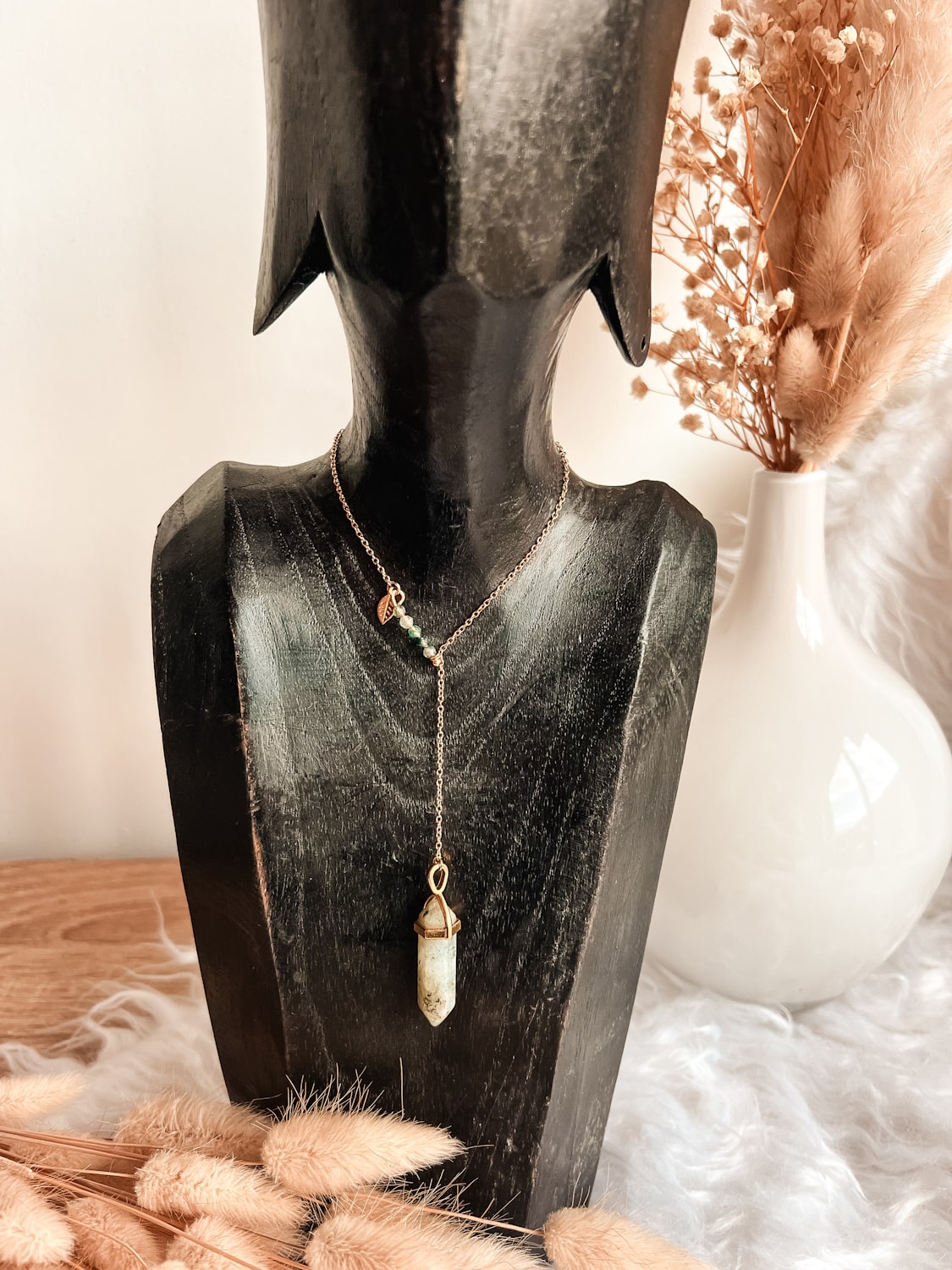 Colliers Pendentif cristal en Pierre Naturelle - Bijoux Énergétiques