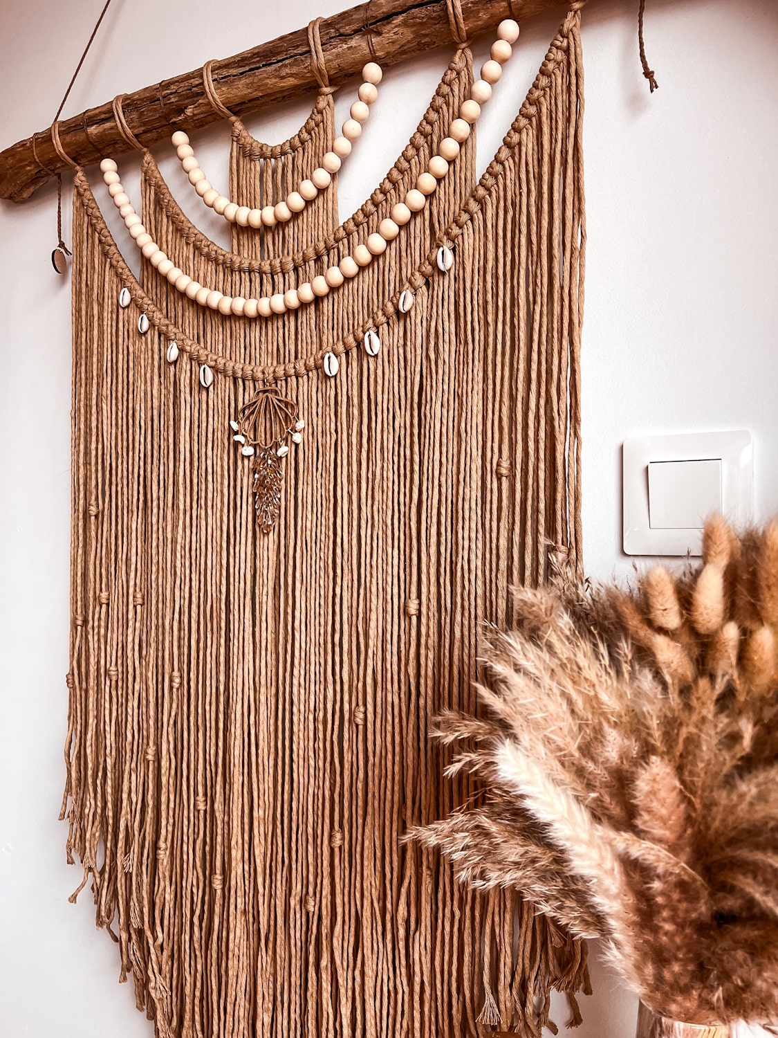 Tenture murale macramé APONI