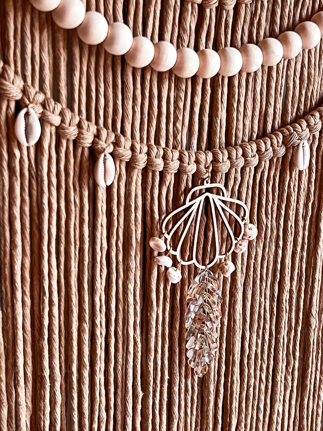 Tenture murale macramé APONI