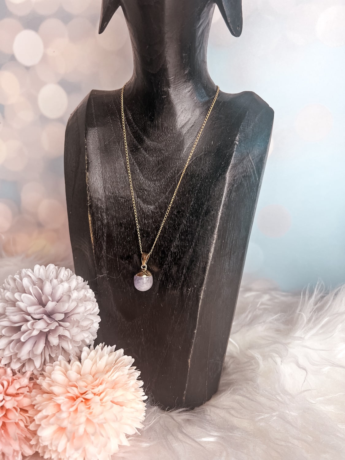 Création Bijoux pierres naturelles collier NAYA