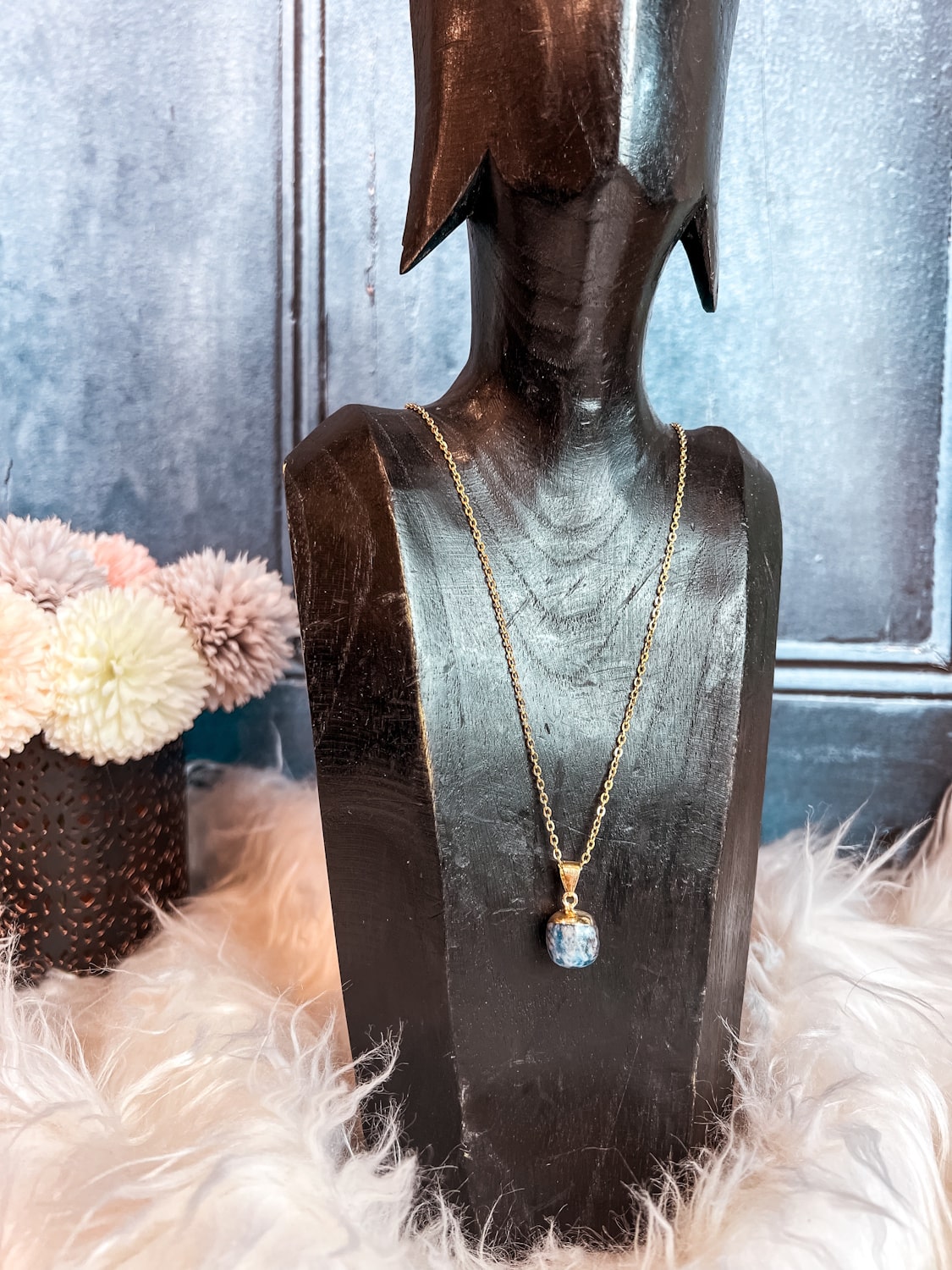 Collier pendentif en pierre naturelle - Bijoux NAYA