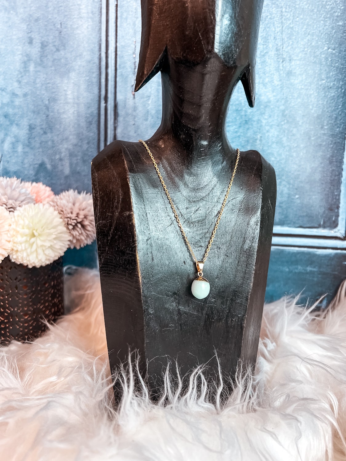 Collier pendentif en pierre naturelle - Bijoux NAYA