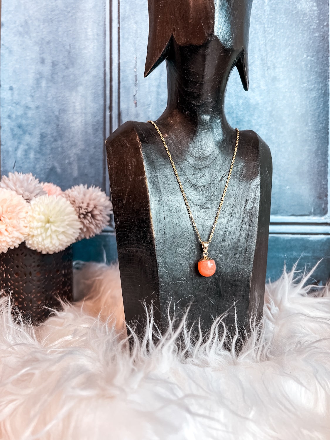 Collier pendentif en pierre naturelle - Bijoux NAYA