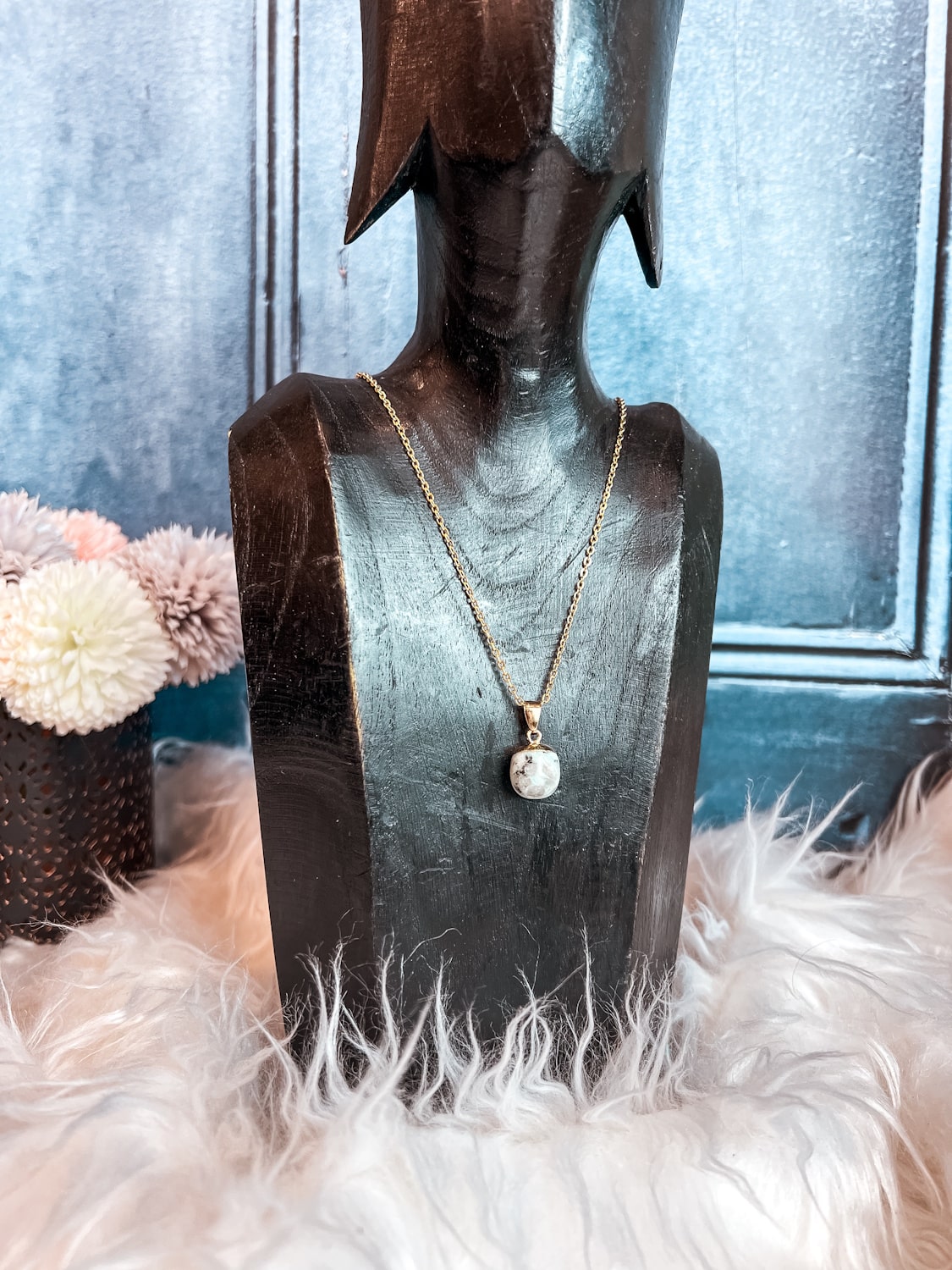 Collier pendentif en pierre naturelle - Bijoux NAYA