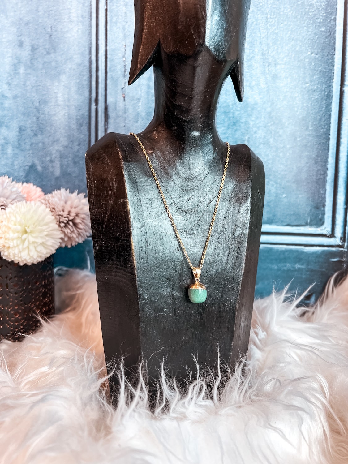 Collier pendentif en pierre naturelle - Bijoux NAYA