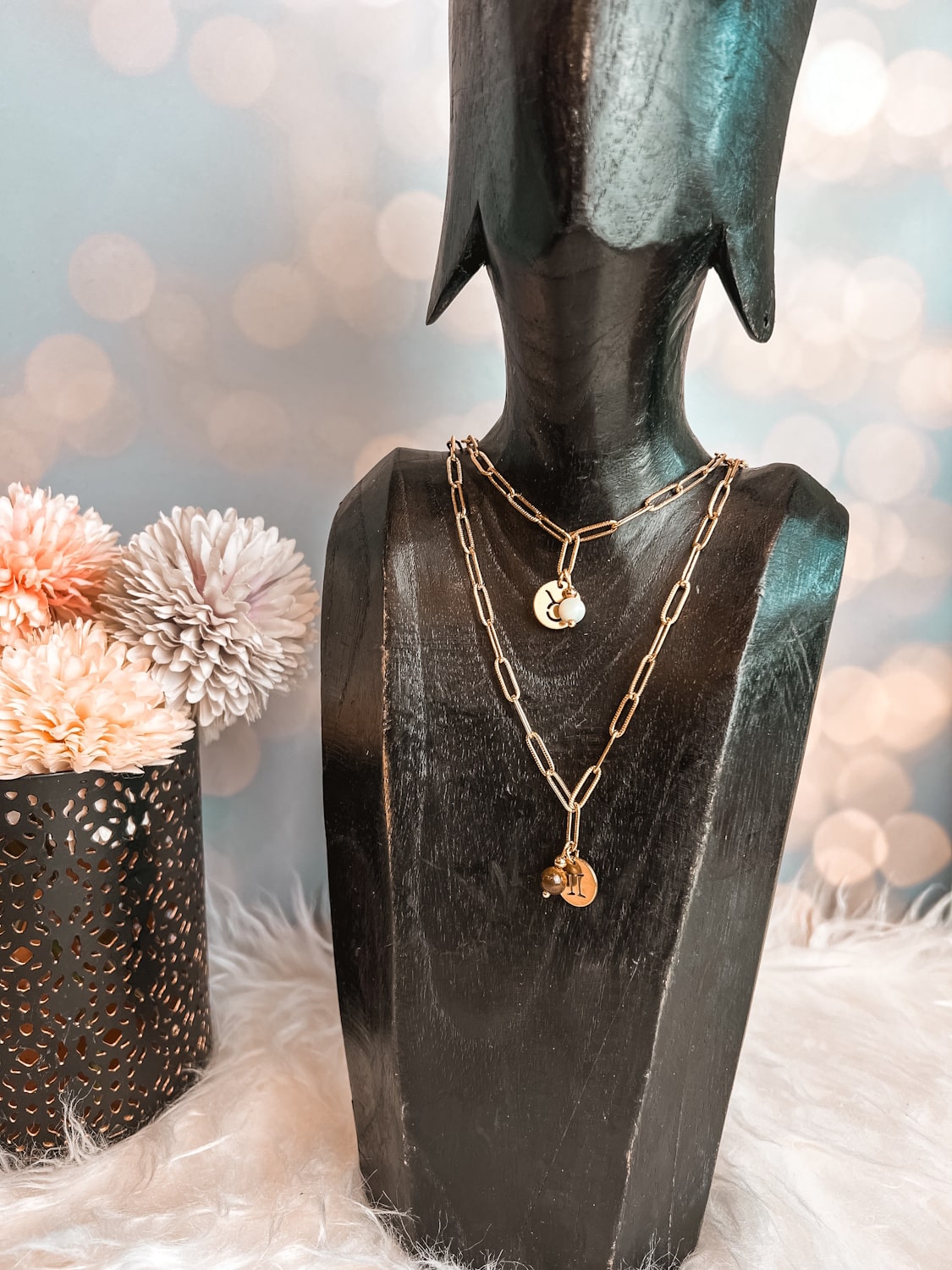 Bijoux signe astrologique collier pierres