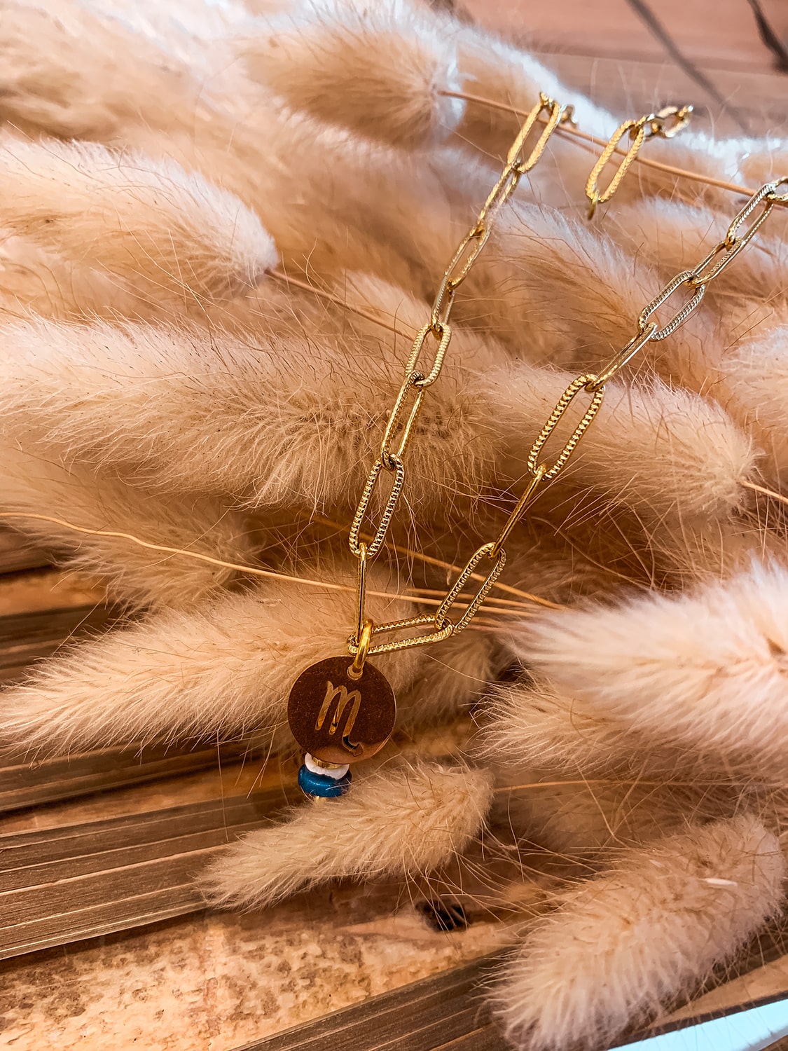 Collection dorée astro & perles gemmes