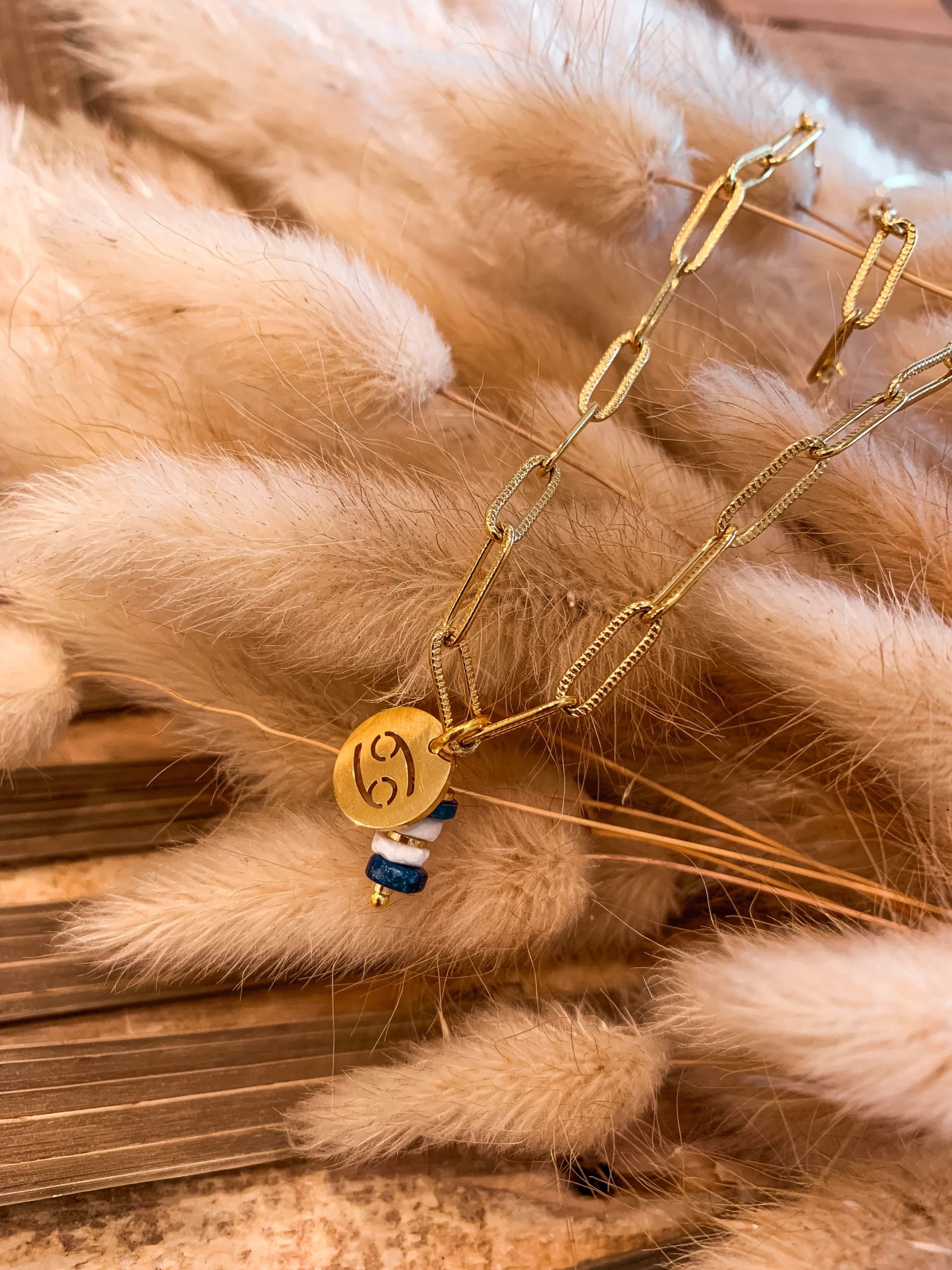 Collection dorée astro & perles gemmes