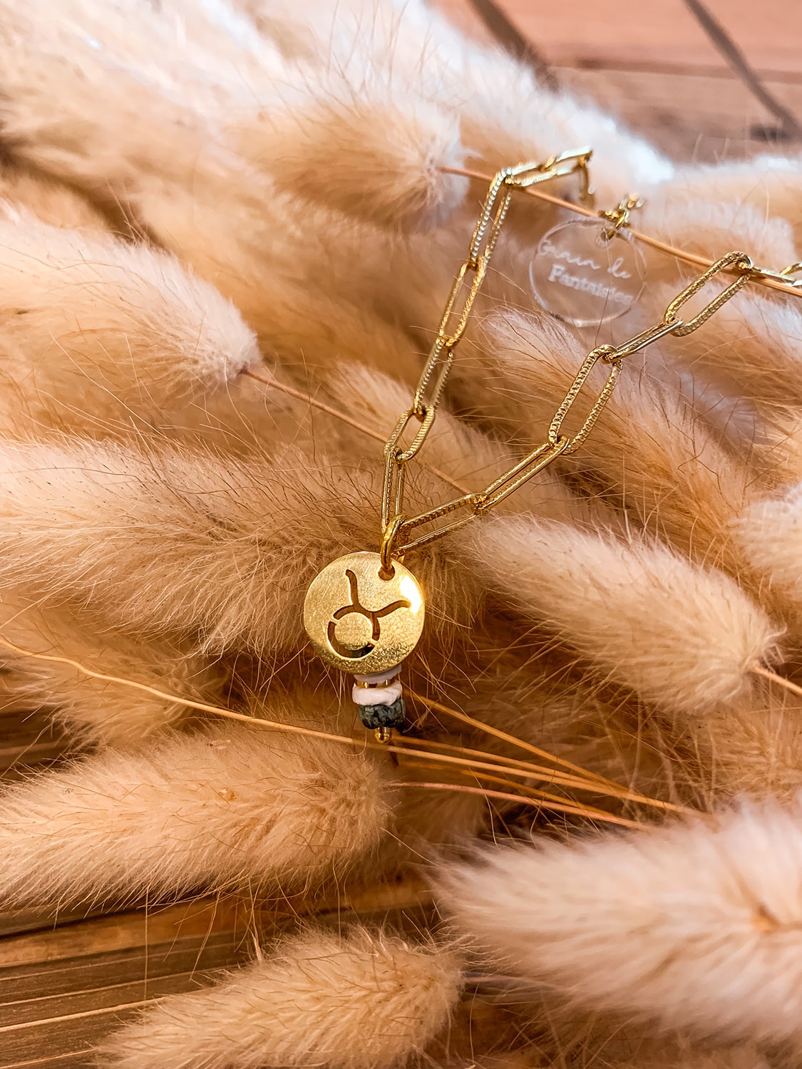 Collection dorée astro & perles gemmes