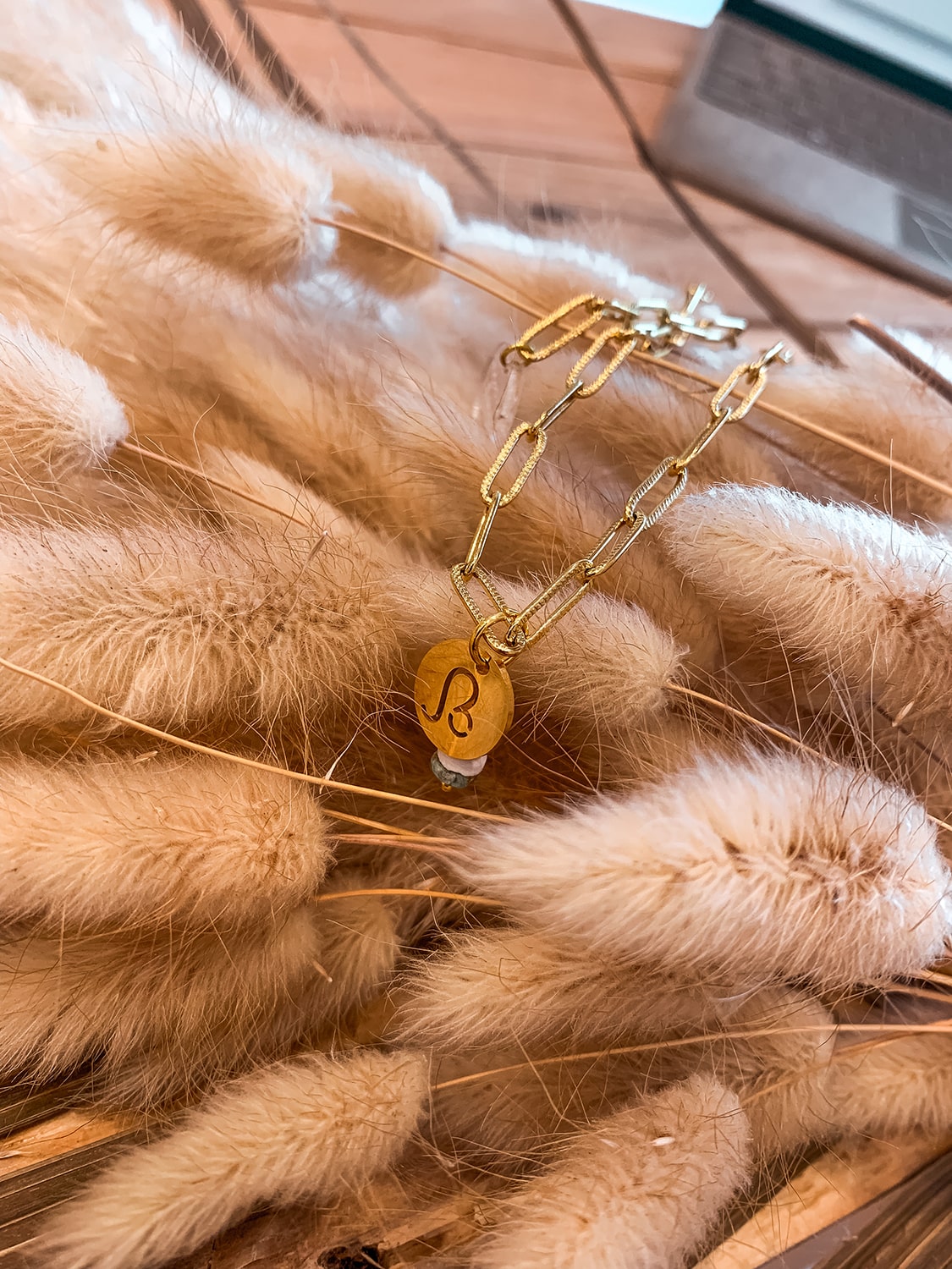 Collection dorée astro & perles gemmes