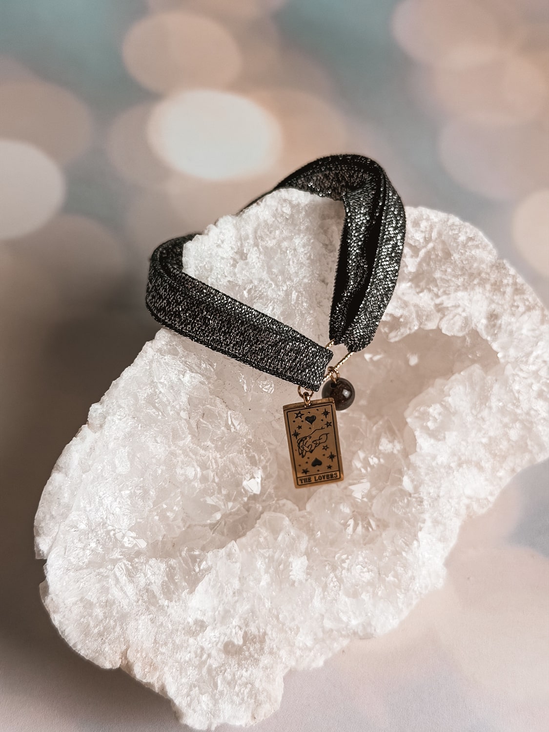 Bijou carte tarot - Bracelet pailleté