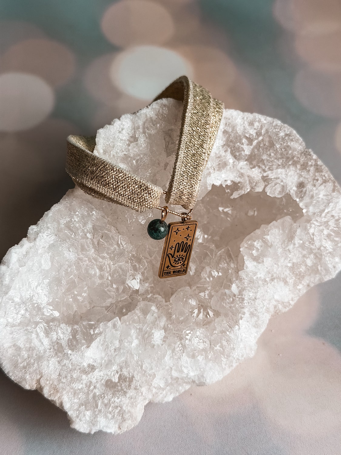 Bijou carte tarot - Bracelet pailleté