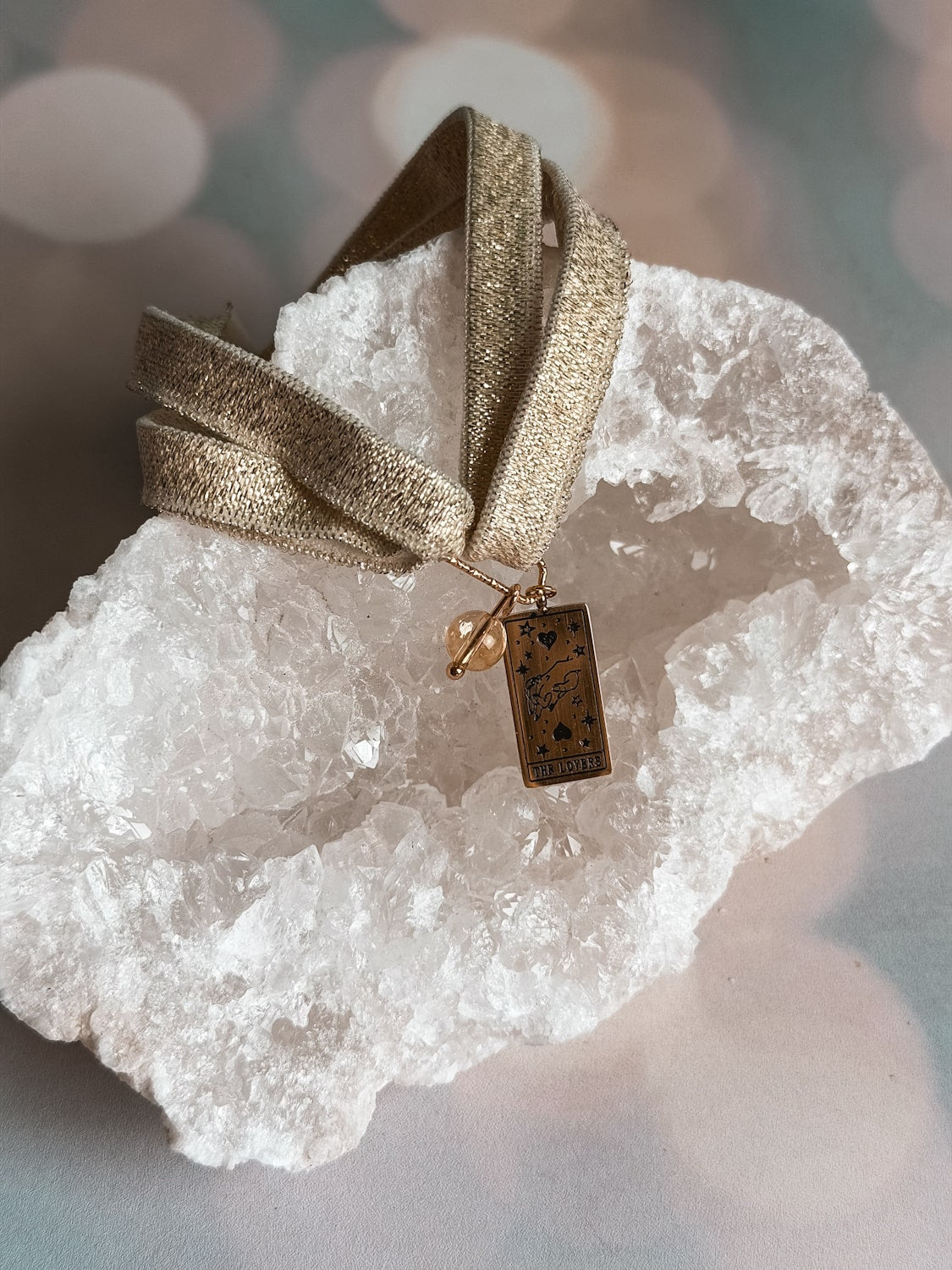 Bijou carte tarot - Bracelet pailleté