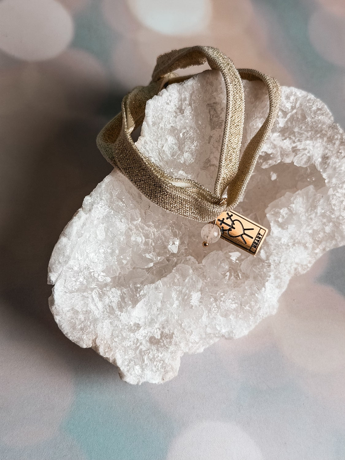 Bijou carte tarot - Bracelet pailleté