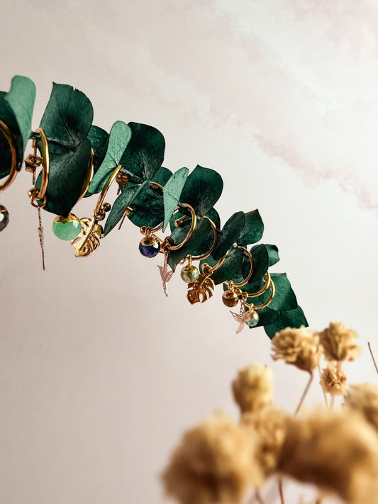 Boucles d'oreilles pierres naturelles Collection MAREVA