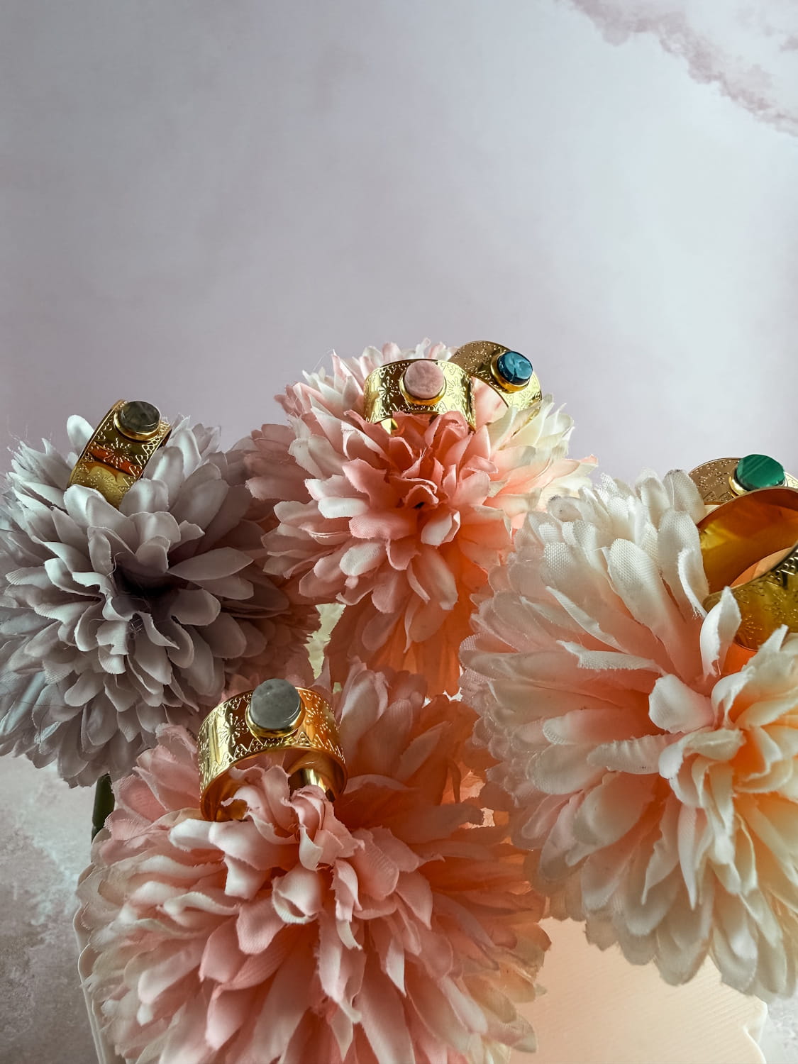 Bague pierre facettée 6mm – bijou lithothérapie élégant fait main France
