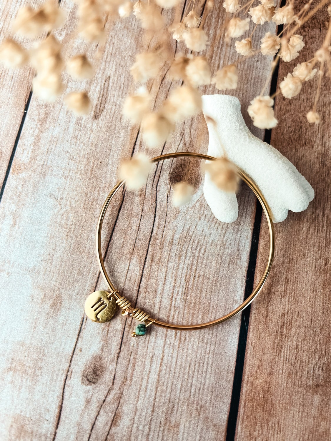 Bijoux signe astrologique jonc doré