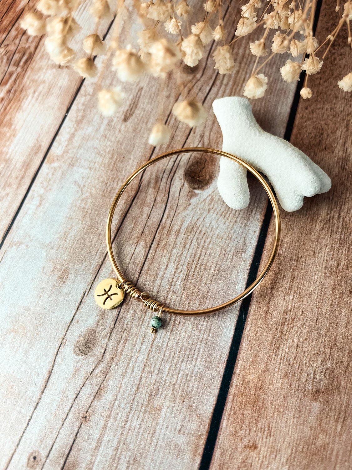 Bijoux signe astrologique jonc doré