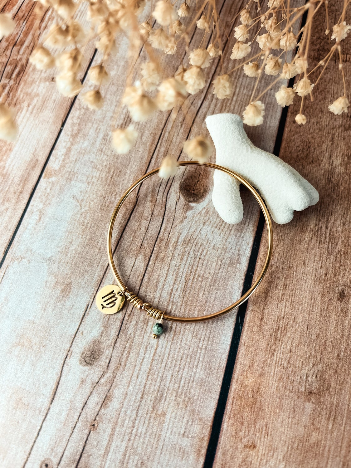 Bijoux signe astrologique jonc doré