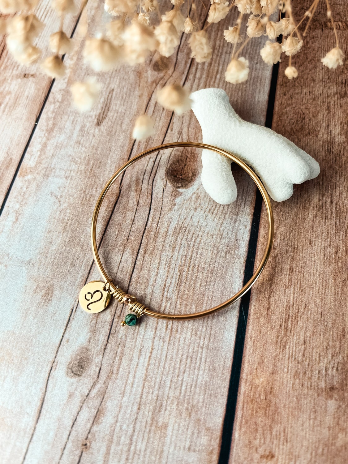 Bijoux signe astrologique jonc doré