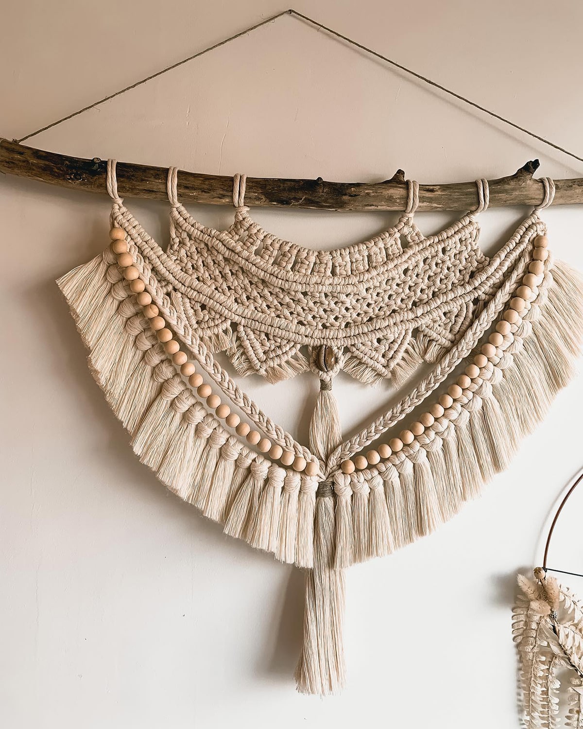 Tenture murale macramé Kwanita