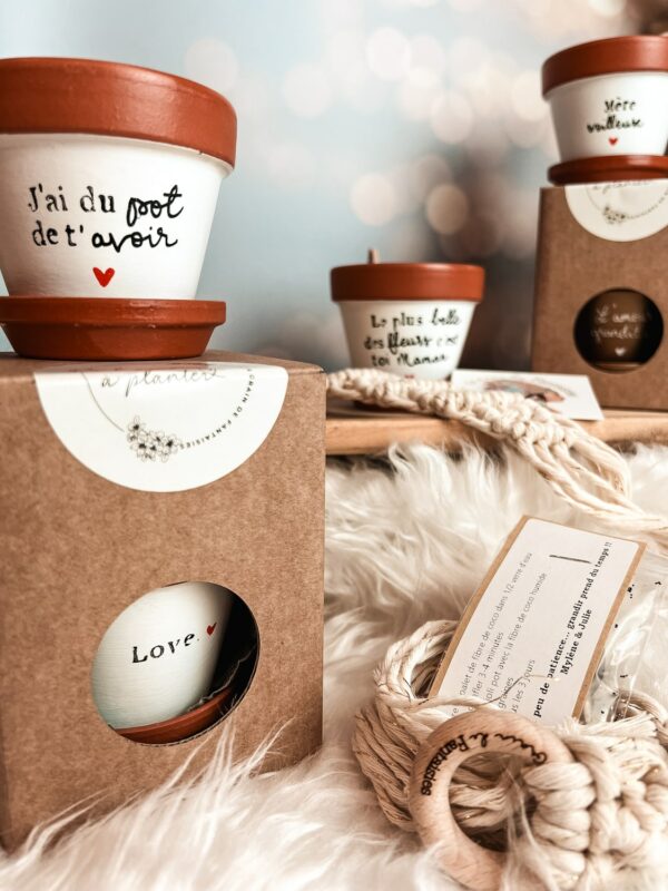 Coffret cadeau original suspension macramé - GDF & Joli Pot